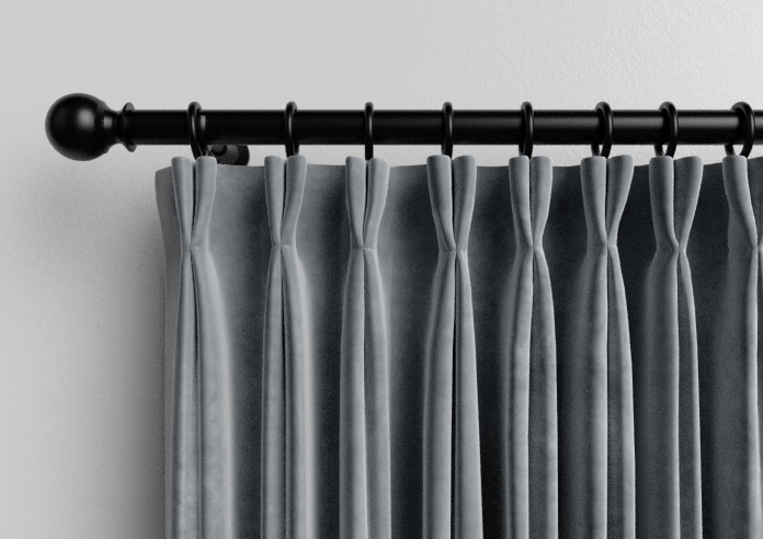 Velvet Opulence (Blackout), Storm Grey - Made to Measure Curtains - Image 10
